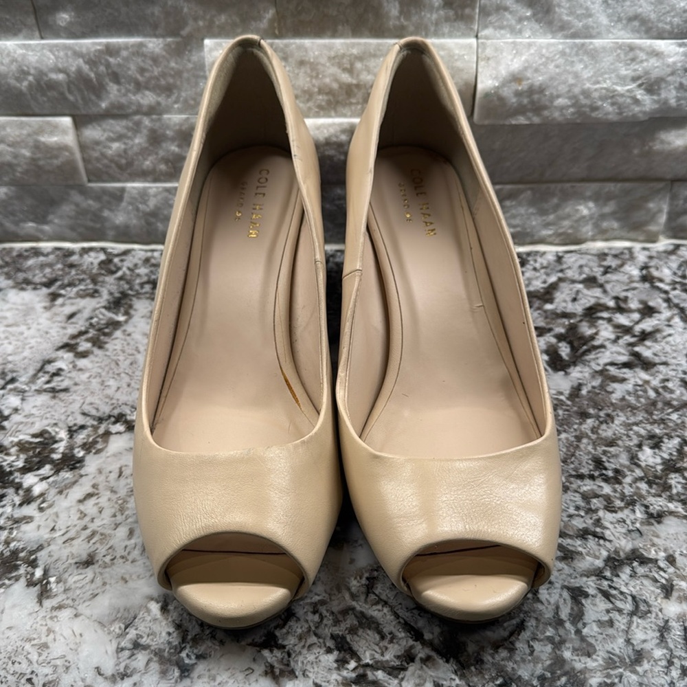 Cole Haan Cream Wedges